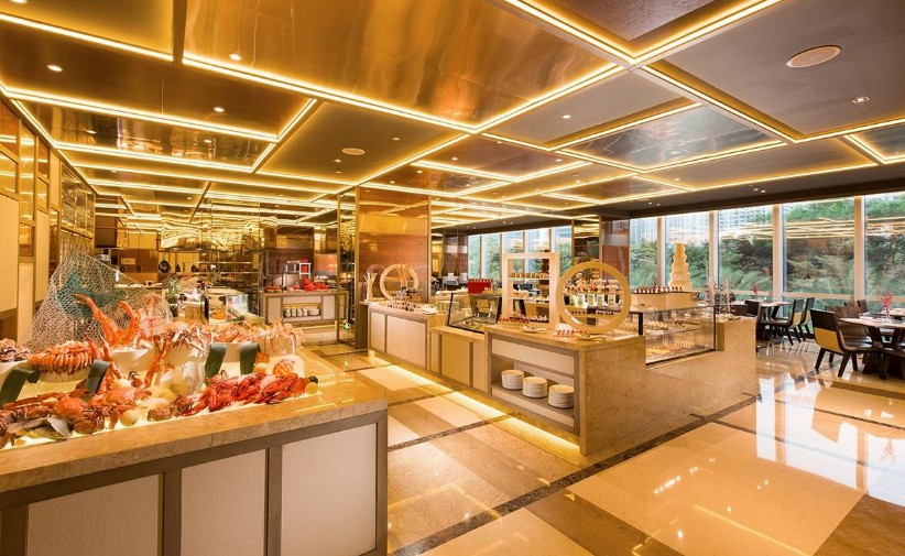 綿陽自助餐廳店面裝修設計